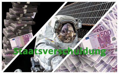 Wir stapeln 500 EUR Scheine – Raumstation ISS vs. Staatsverschuldung